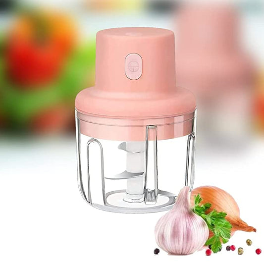 Mini Chopper-Portable Cordless Electric Mini Garlic Chopper