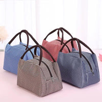 Thumbnail for Waterproof Nylon Zipper Portable Oxford Lunch Bag for Women