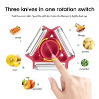 Thumbnail for Peeler-Multipurpose 3 In 1 Vegetable & Fruit Slicers