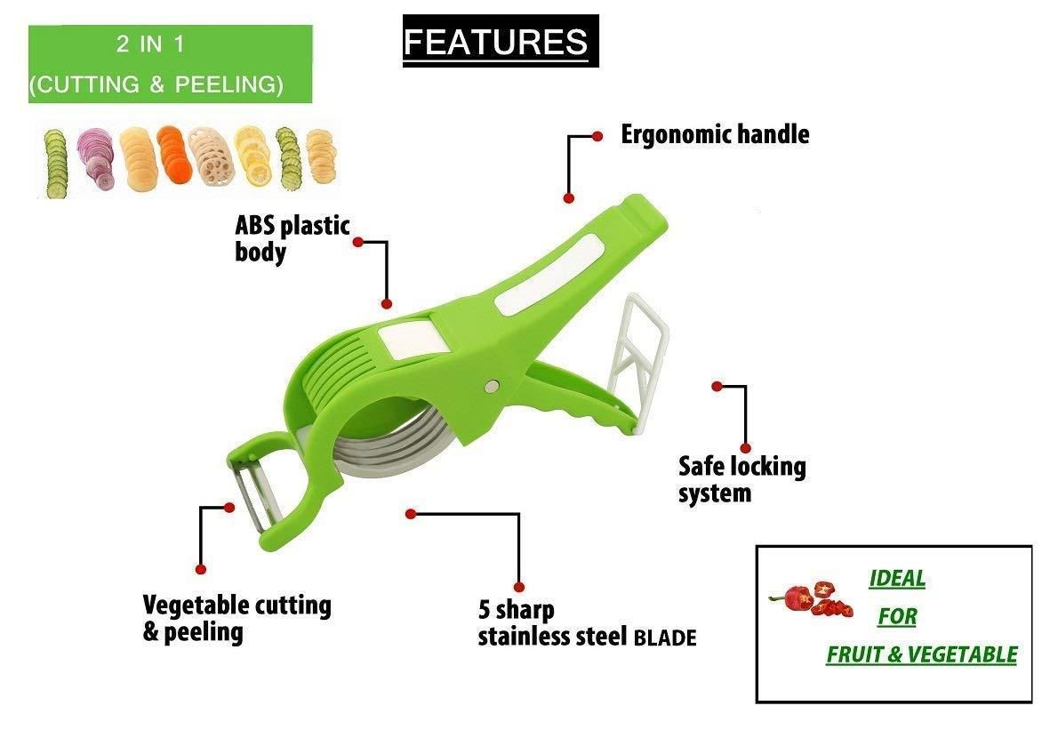 2-in-1 Vegetable, Fruit Cutter