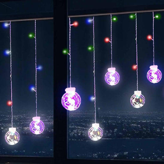 LED Wish Ball Curtain Light Fairy (Multi)