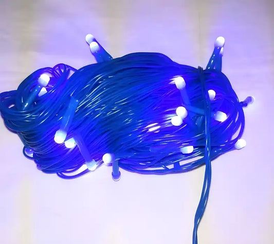 11 Meter 40 Still LED Blue Power Pixel LED String Light | 36 Feet for Home Decor (Pack of 1)