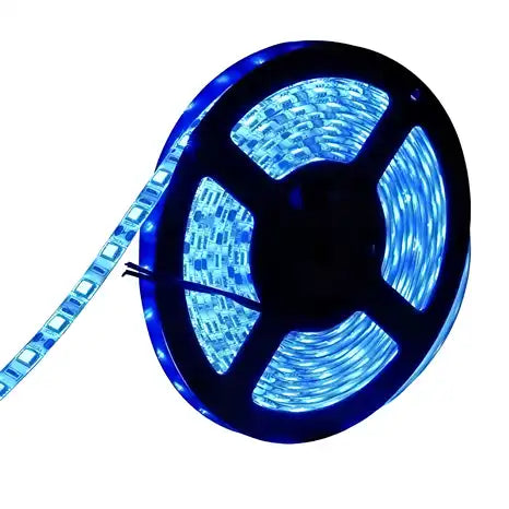 Blue Color Plastic LED Strip Light for Diwali and Christmas Lighting 4 Meter With Adaptor