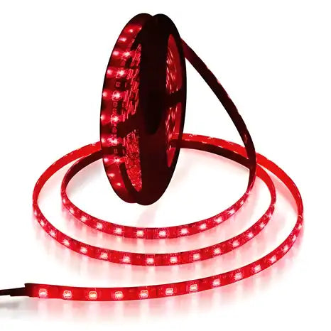 Red Color Plastic LED Strip Light for Diwali and Christmas Lighting 4 Meter With Adaptor